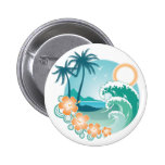 Isla tropical pin