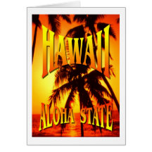 Islas de Hawaii Felicitaciones