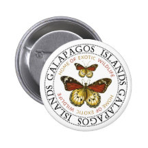 Islas de las Islas Galápagos de las mariposas Pins