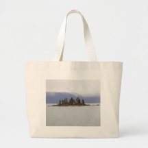 Islas de los lagos nubladas bolsa de mano