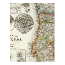 Islas de Portugal y de Cabo Verde Tarjeta Postal