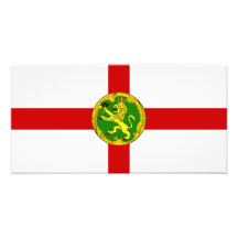 Islas del Canal - bandera de Alderney Fotografias