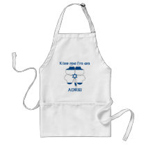 Israelíes personalizada me besan que soy Adrei delantales