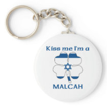 Israelíes personalizada me besan que soy Malcah llaveros