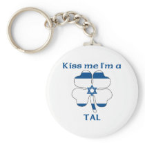 Israelíes personalizada me besan que soy Tal llaveros