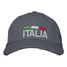 ITALIA Italia bordó la gorra de béisbol apenada