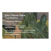 Italiano: Bretón de Calvario (IL Cristo Verde), Tarjetas De Negocios