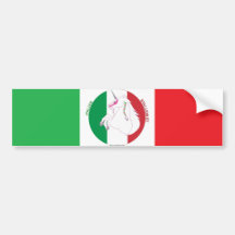 Italiano Semental-y pegatina para el parachoques d Pegatina De Parachoque