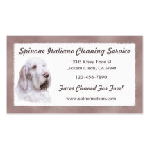 Italiano Spinone Italiano Tarjeta De Visita