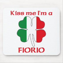Italianos personalizada me besan que soy Fiorio Tapetes De Ratón