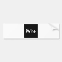 iWine Pegatina De Parachoque