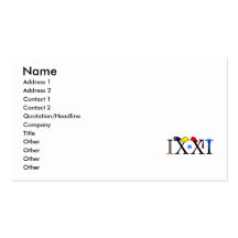 IXXI recuerde 9-11 Plantilla De Tarjeta De Visita