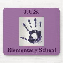 J.C.S. Escuela primaria Mousepad Tapete De Ratones