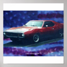 JABALINA 1974 DE AMC AMX EN LONA IMPRESIONES