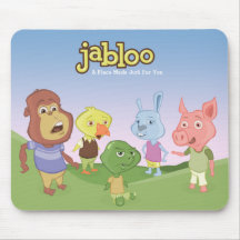 Jabloo fuera del cojín de ratón de la escena tapete de ratones
