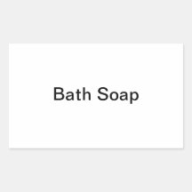 Jabón de baño pegatinas  