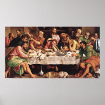 Jacapo Bossano - Ultima Cena (última cena), 1546 Posters
