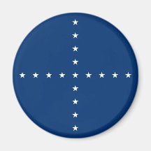 Jack naval bandera del Brasil, el Brasil Imán Para Frigorifico