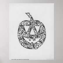 JACK-O-LANTERN, hecho de ESQUELETOS por el NI… Poster