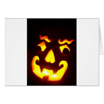 Jack-O-Linterna de Halloween Tarjetón