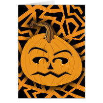 Jack-o-linterna tarjetas