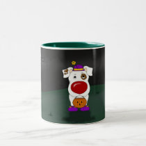 Jack Russell Terrier Halloween tazas