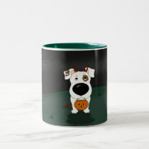 Jack Russell Terrier Halloween tazas