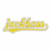 jackbassball 刺繍入りジッパーフード付き