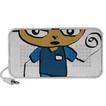 Jaidee-0001, muchacho lindo del dibujo animado altavoces de viaje