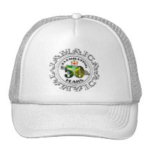 Jamaica 50 años de la independencia de gorra de la