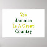 Jamaica es sí un gran país posters