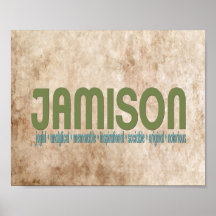 {Jamison} impresión conocida del significado Impresiones