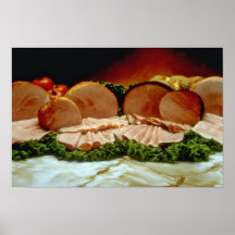 Jamón, de la cadera de un cerdo o de un verraco posters