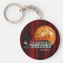 Jamón del vintage (radio) llavero personalizado