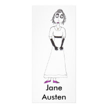 Jane Austen espeluznante Tarjetas Publicitarias A Todo Color
