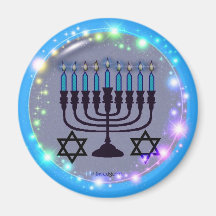 Jánuca feliz/Menorah Iman De Frigorífico