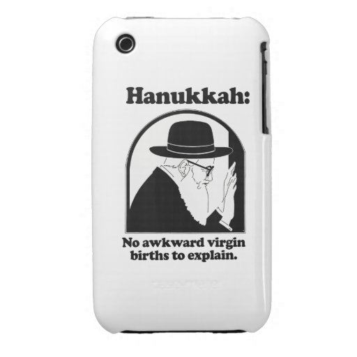 Jánuca - nacimientos virginales no torpes iPhone 3 Case-Mate cárcasa