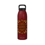 Jánuca rojo Mandela Botella De Agua Reutilizable