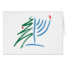 Jánuca/tarjeta de Navidad
