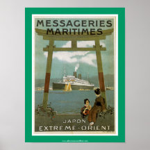 "Japon Extremo-Oriente" Messegeries Maritimes Impresiones