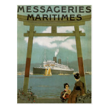 "Japon Extremo-Oriente" Messegeries Maritimes Postal
