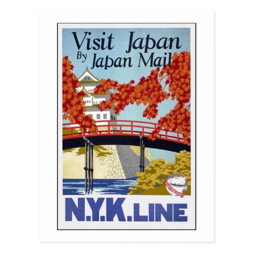 Japón por correo postales