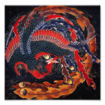 Japonés Phoenix de Hokusai Arte Con Fotos