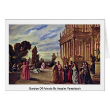 Jardín de Ariosto de Anselm Feuerbach Felicitaciones