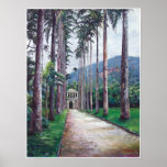 Jardin de Botanica en Río de Janeiro Poster