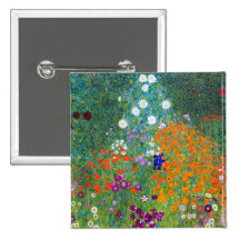 Jardín de flores, Gustavo Klimt Pins