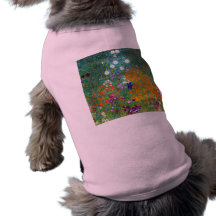 Jardín de flores, Gustavo Klimt Ropa Perro