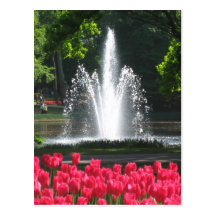 Jardín de Keukenhof - postal de Holanda