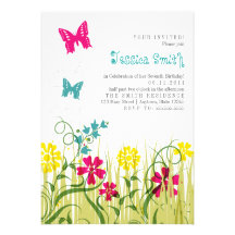 Jardín de la mariposa en colores brillantes anuncios personalizados