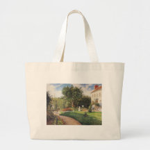 Jardín de Les Mathurins en Pontoise por Pissarro Bolsas De Mano